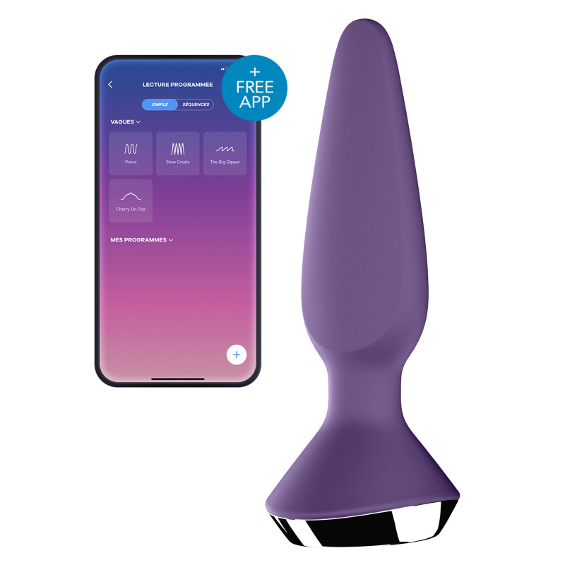 Satisfyer Plug Anal Vibrant connecté Ilicious 1 Satisfyer 10 x 3cm Violet